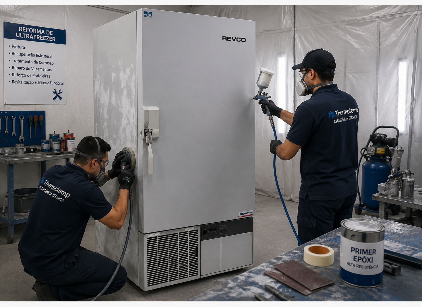 Reformas E Revitalização De Equipamentos em ultrafreezer -86°C